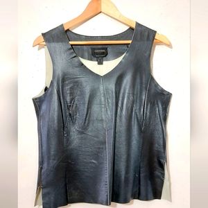 Danier Black Leather Top